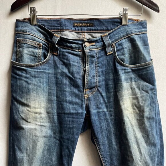 Nudie Jeans Grim Tim Denim Sz 32 - Picture 4 of 16